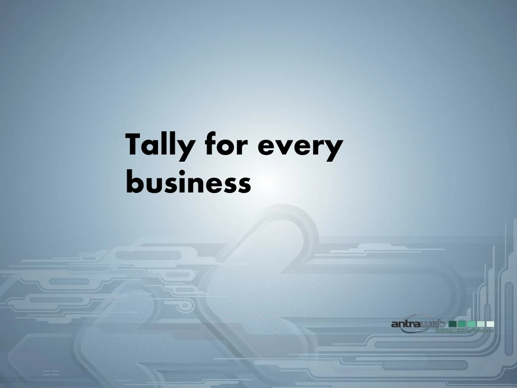 tally for every business