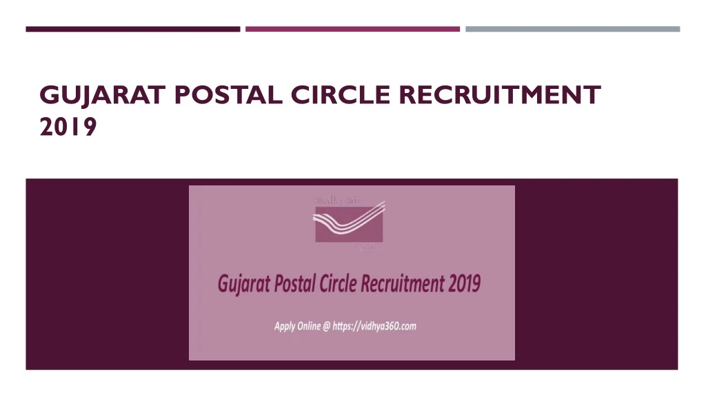 gujarat postal circle recruitment 2019