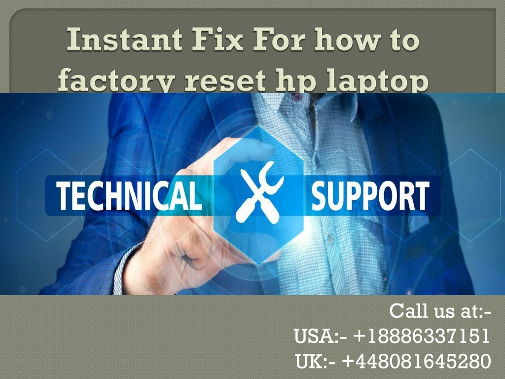 instant fix for how to factory reset hp laptop