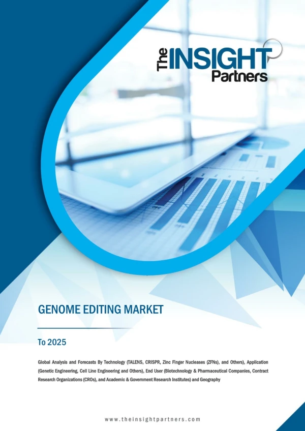 Genome Editing Market is Growing at a High CAGR by 2025