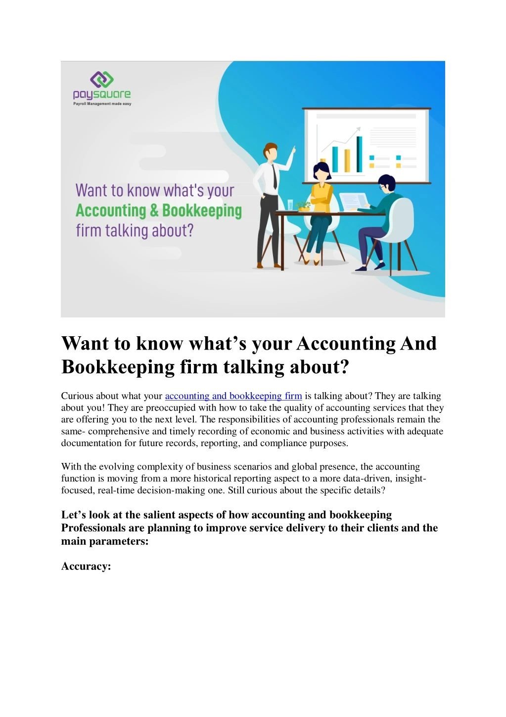want to know what s your accounting