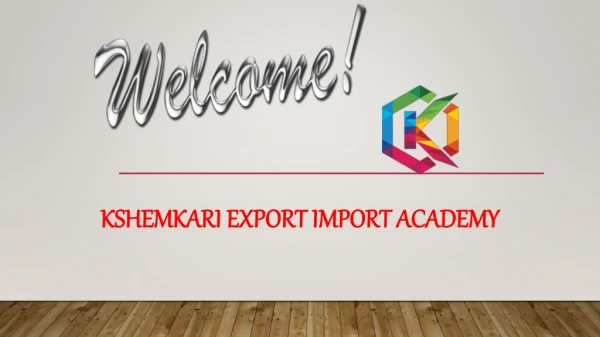 Export Import Course