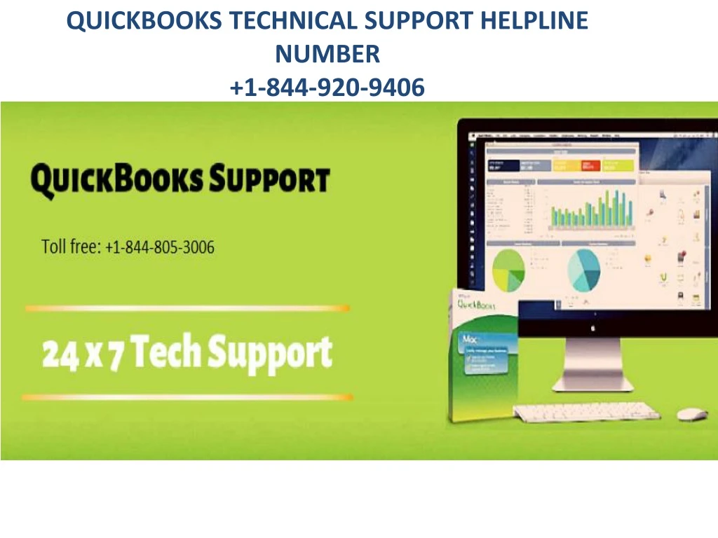 quickbooks technical support helpline number 1 844 920 9406