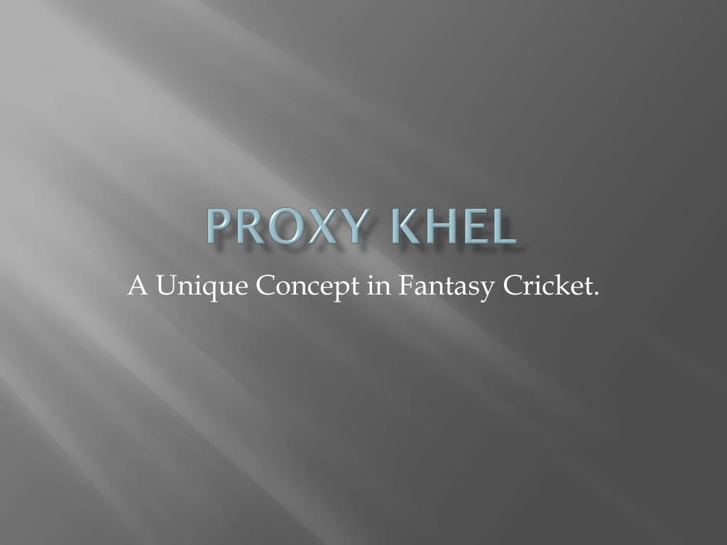 proxy khel