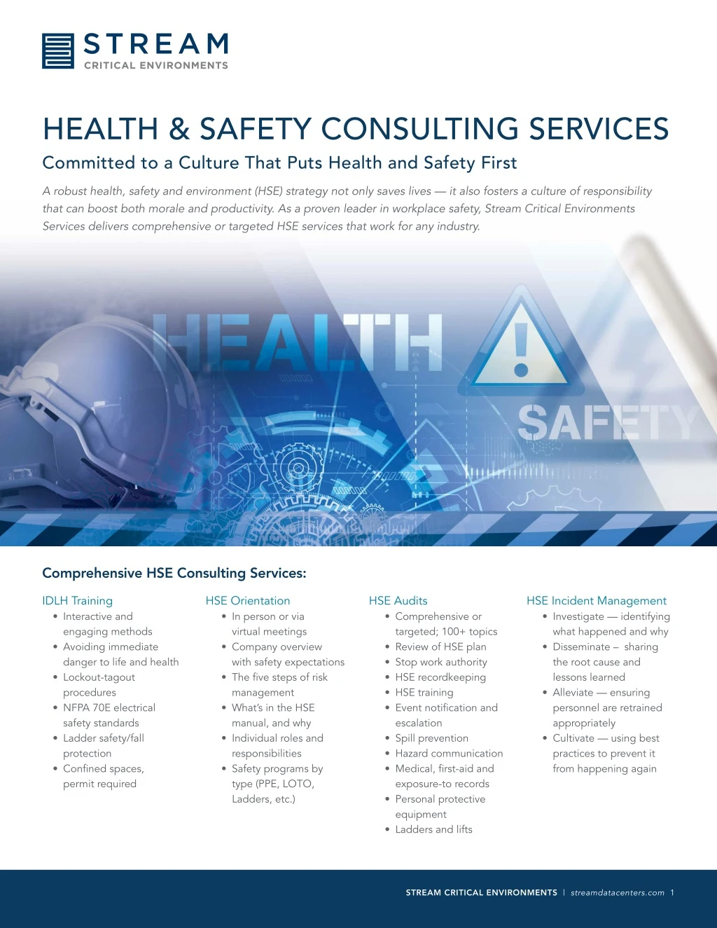 health safety consulting services committed
