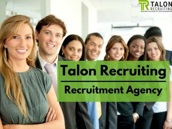 Best Recruitment Agency - Talon Recruiting