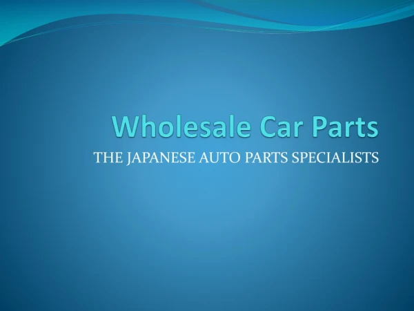 Wholesale Car Parts - mazda engines