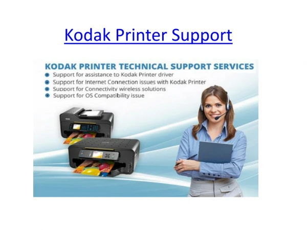 kodak printer support