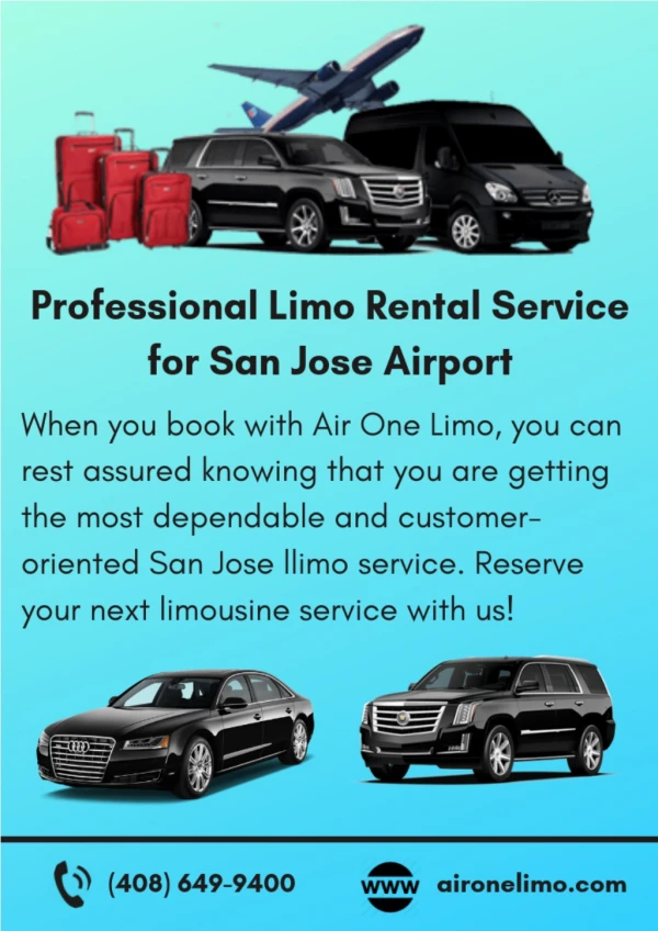 Professional Limo Rental Service for San Jose Airport