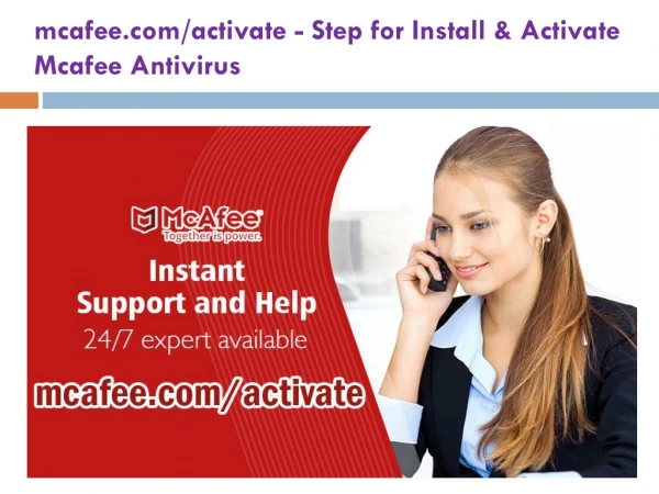 mcafee.com/activate - Step for Install & Activate Mcafee Antivirus
