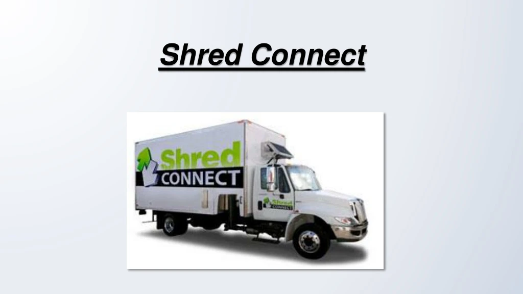 shred connect