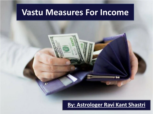 Vastu Measures For Income