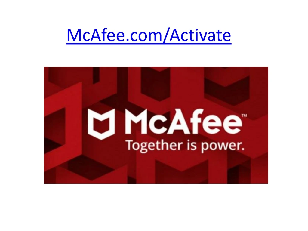 mcafee com activate