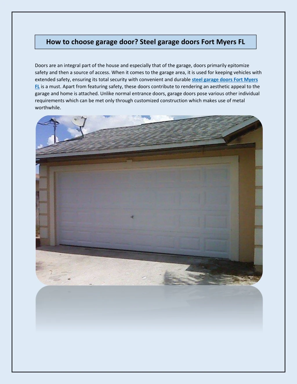 how to choose garage door steel garage doors fort