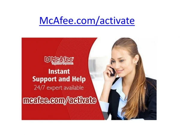 mcafee com activate