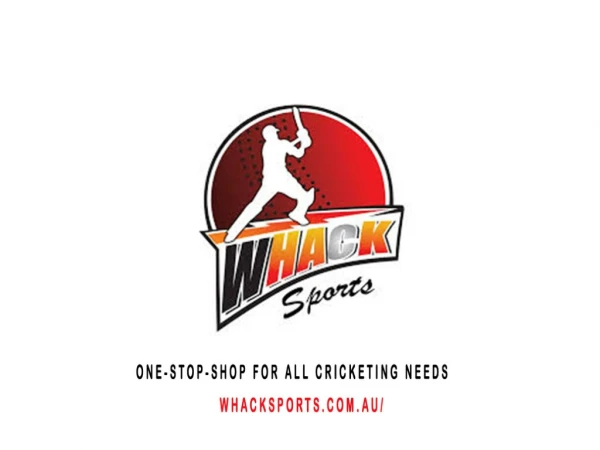 Buy Cricket Accessories Online in Australia - Whacksports