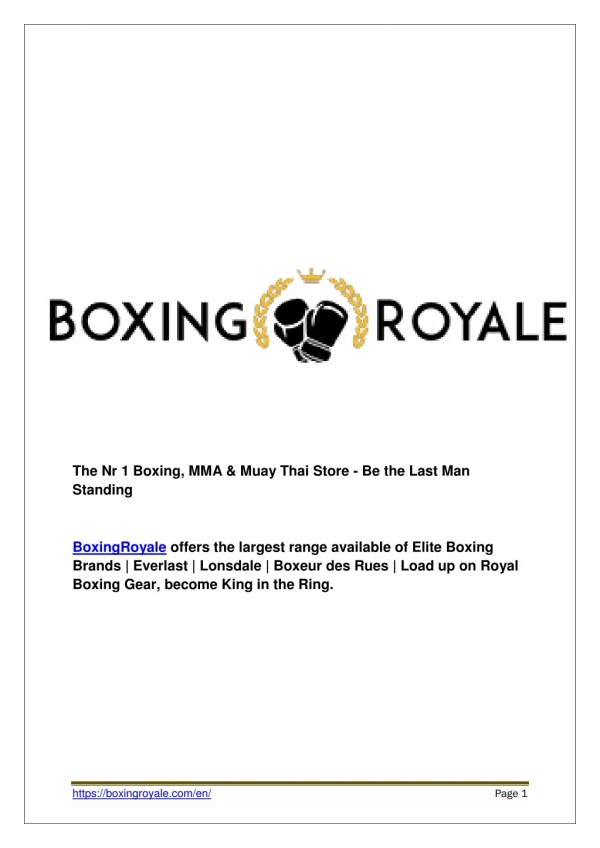 BoxingRoyale.com