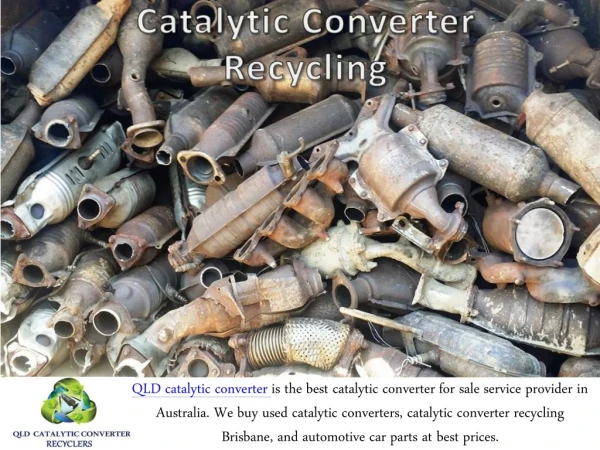 What Does The Catalytic Converter Recycling Company Do?