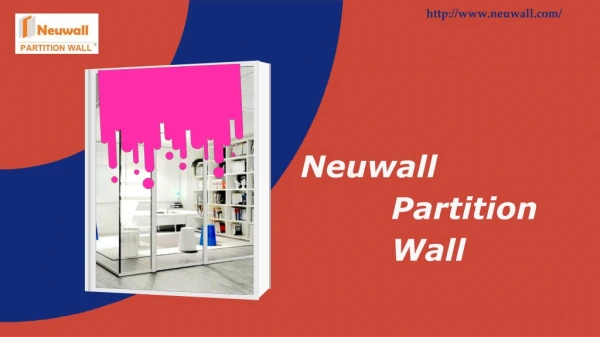 Movable framed glass partition wall
