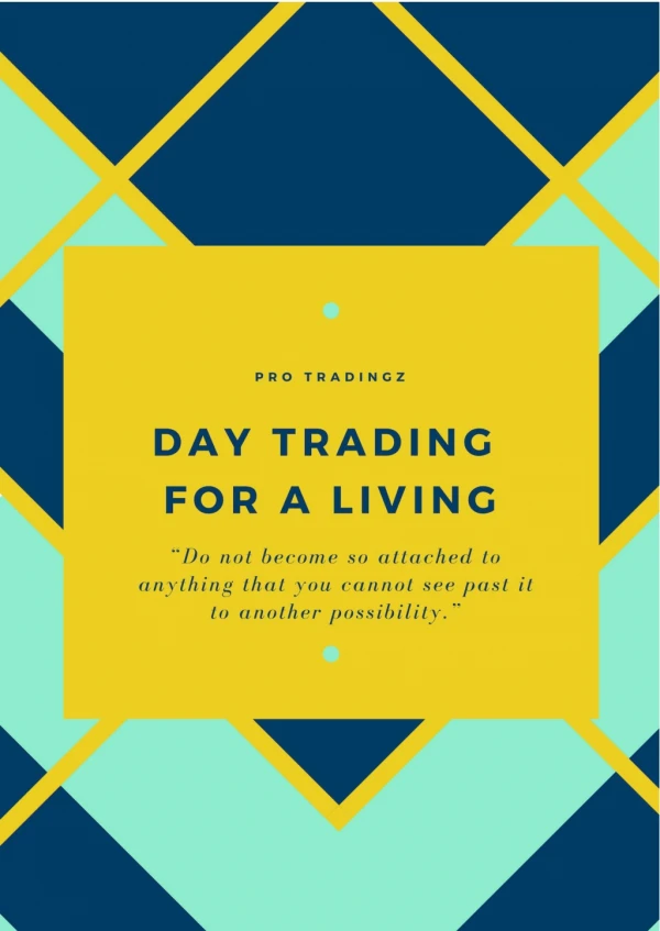 Day trading for a living