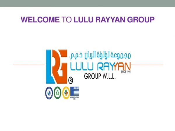 Building Material Suppliers in Qatar | Lulu Rayyan Group W.L.L.