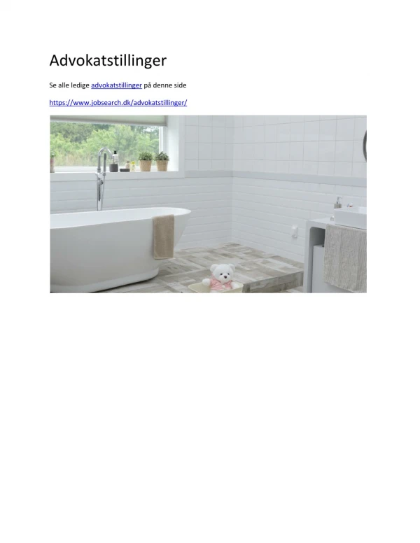 advokatstillinger