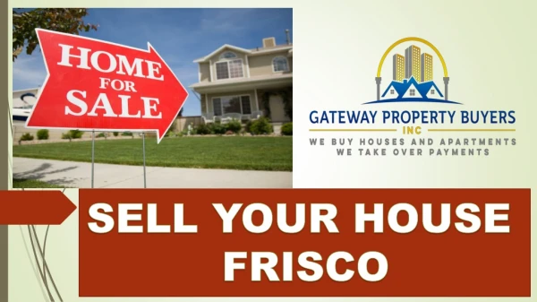 Sell Your House Frisco