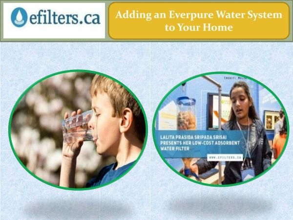 Adding an Everpure Water System to Your Home