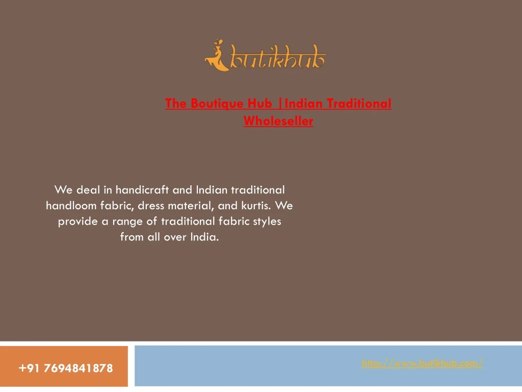 the boutique hub indian traditional wholeseller
