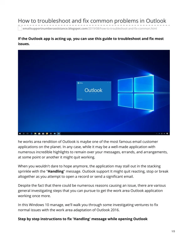 How to troubleshoot and fix common problems in Outlook