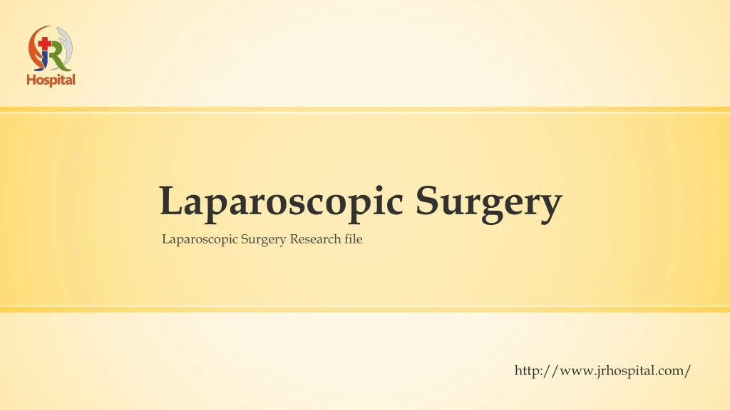 laparoscopic surgery