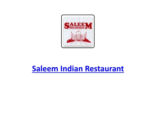 25% Off -Saleem Indian Restaurant-Coburg - Order Food Online