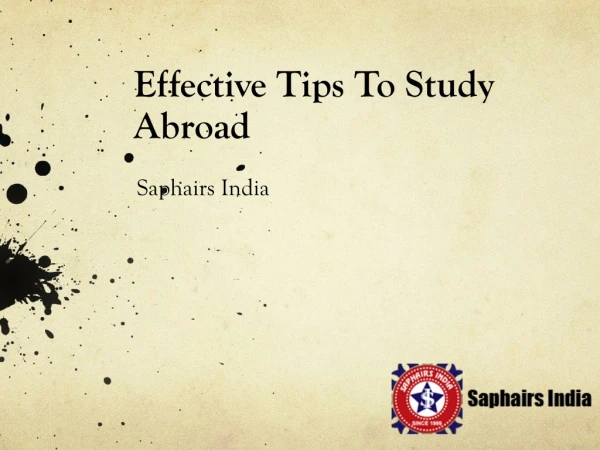 Effective Tips To Study Abroad