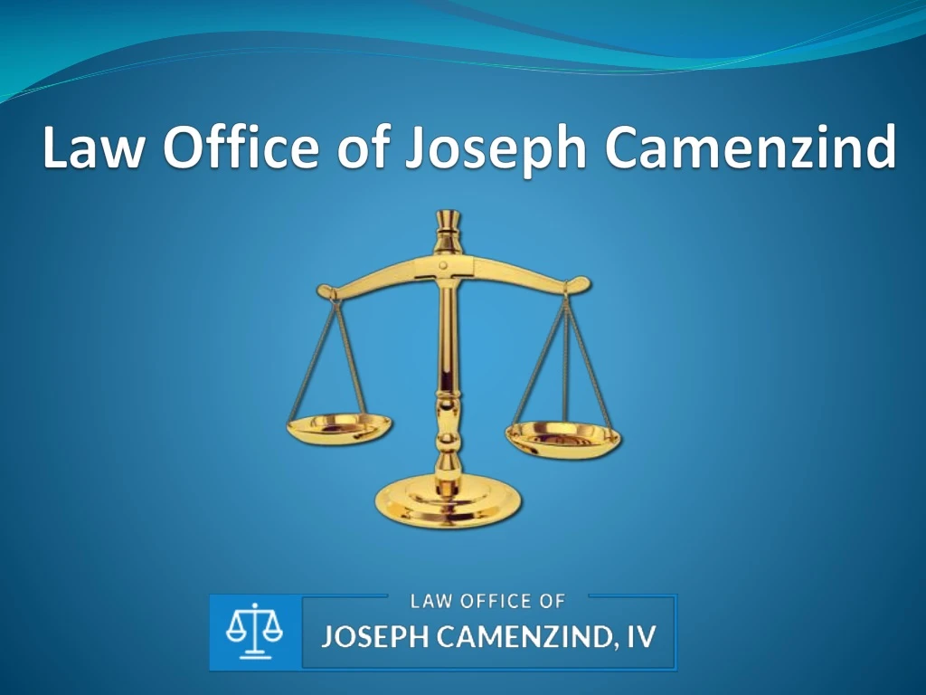 law office of joseph camenzind