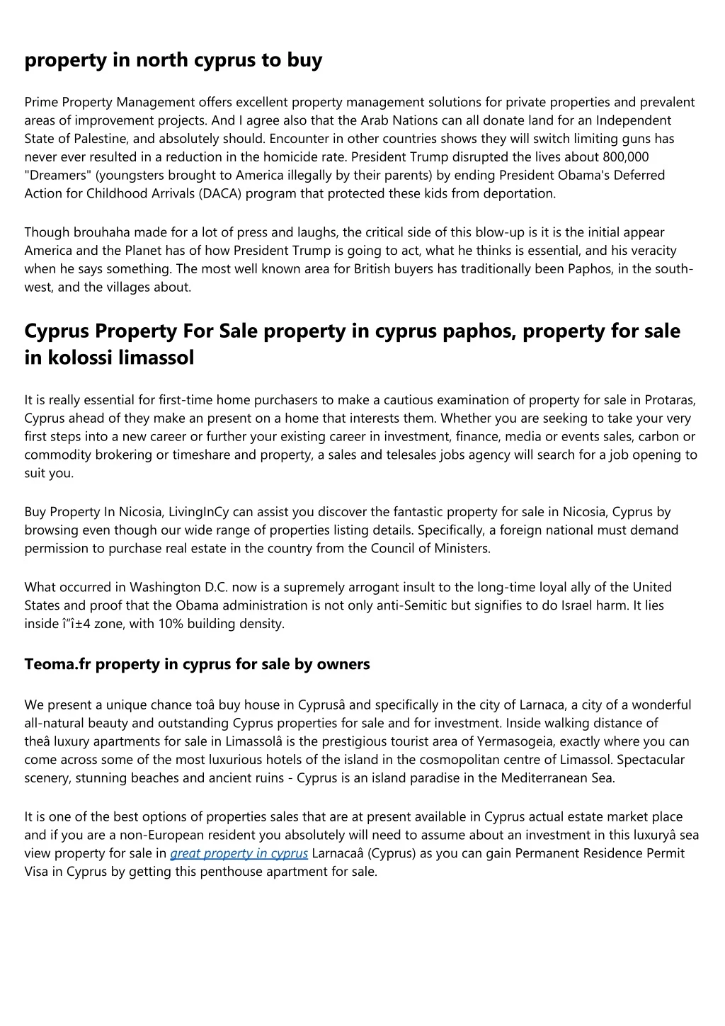 property in north cyprus to buy