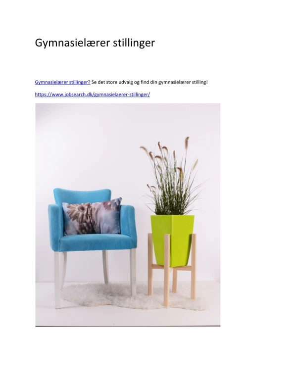 gymnasiel rer stillinger