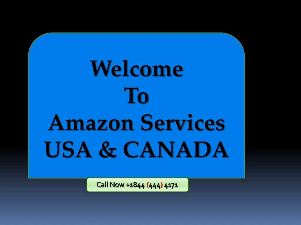 welcome to amazon services usa canada