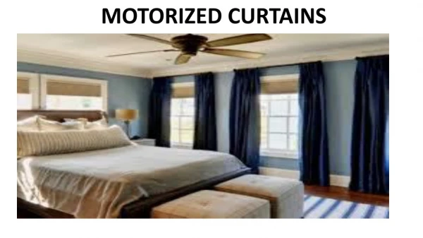 Buy Best Motorized Curtains In Dubai