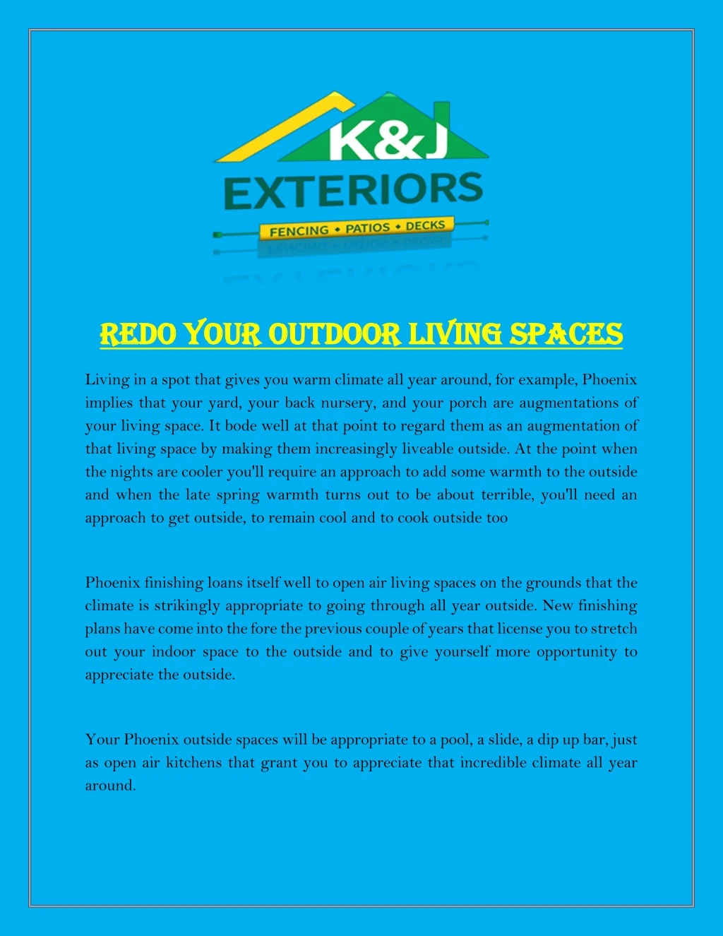 redo your outdoor living spaces redo your outdoor