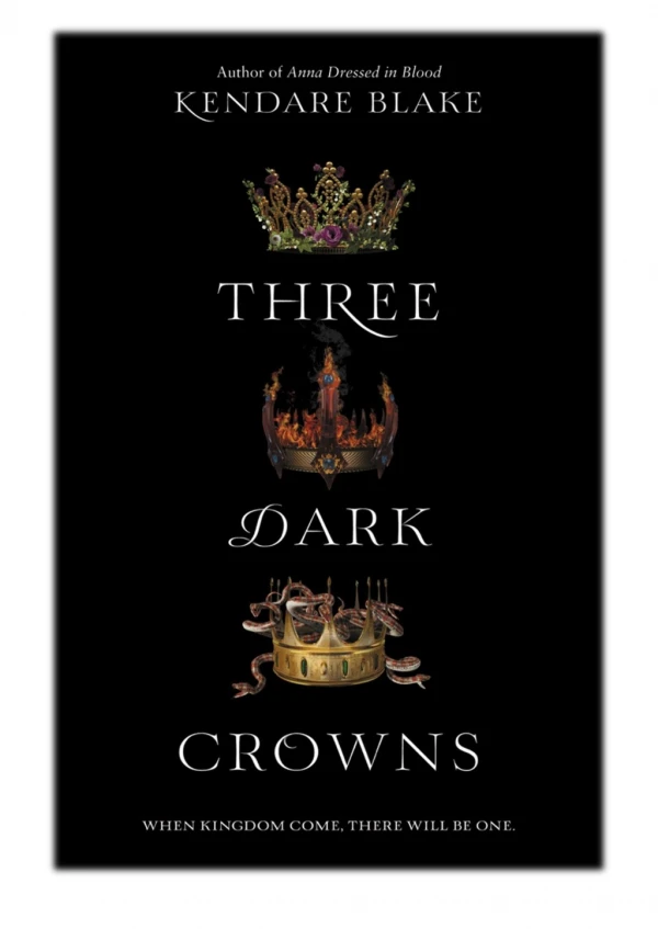 [PDF] Free Download Three Dark Crowns By Kendare Blake