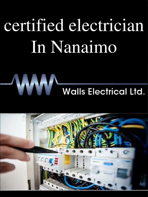 certified electrician In Nanaimo