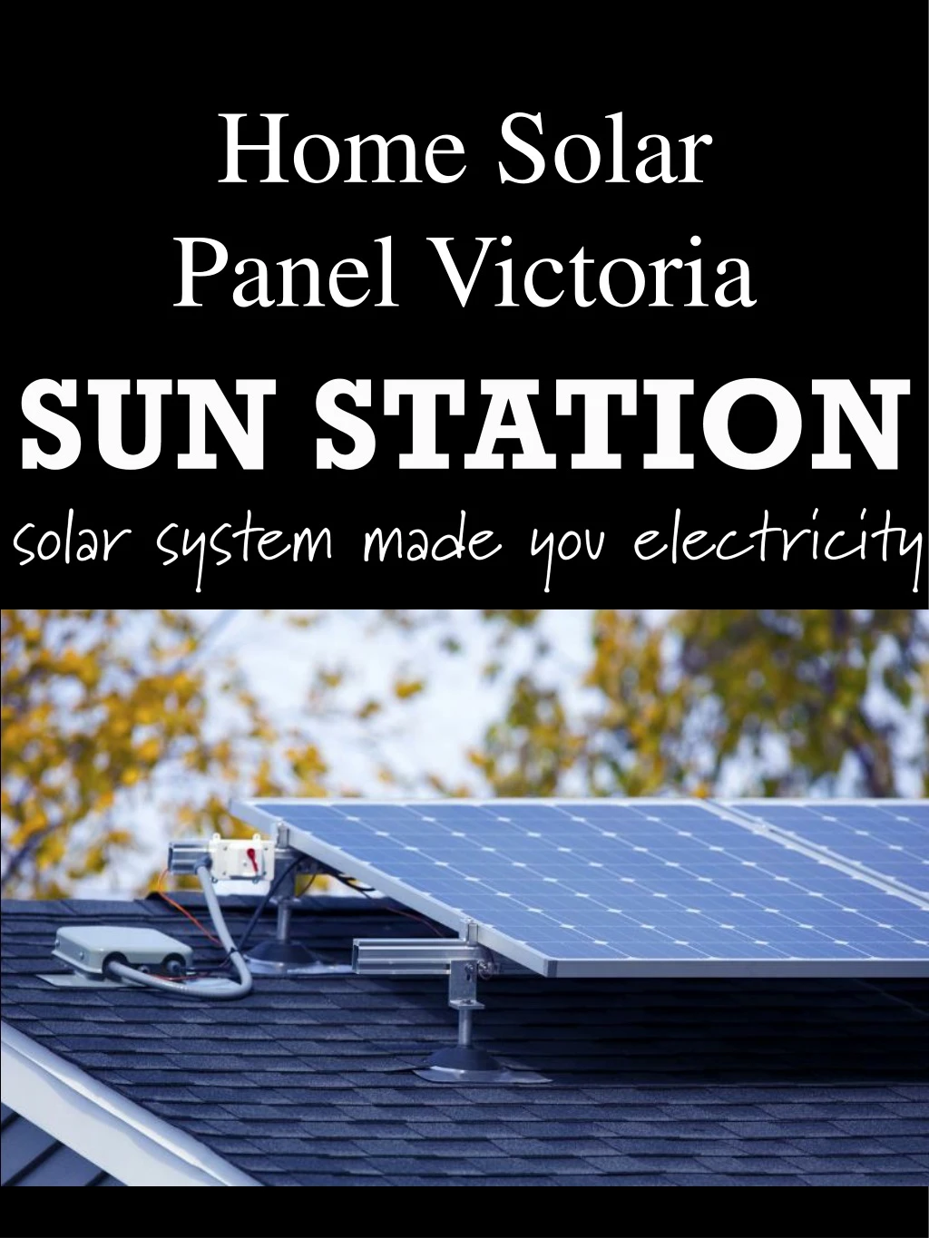 home solar panel victoria