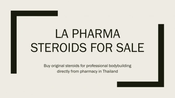 Legit La Pharma steroids and best reviews for new promotions!