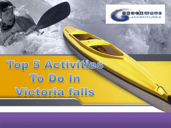 Top 5 Activities To Do In Victoria falls