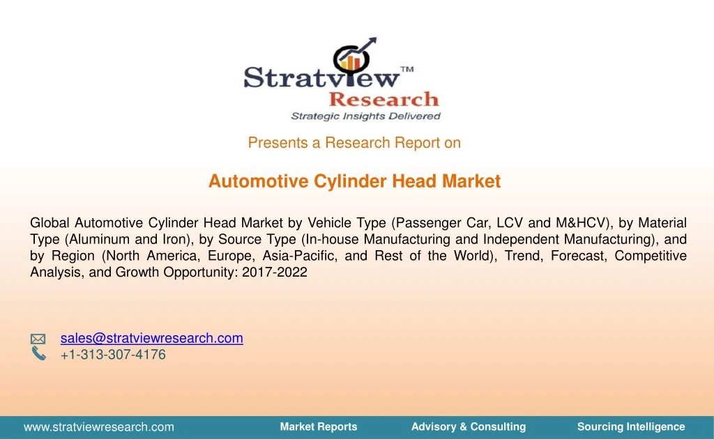 presents a research report on automotive cylinder