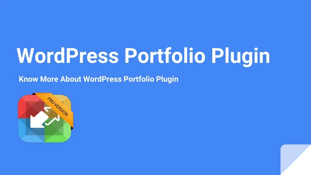 wordpress portfolio plugin
