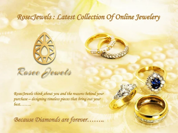 RosecJewels - Diamond Jewelery Collection
