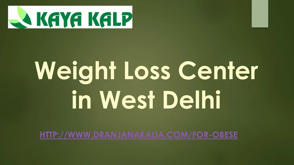 weight loss center in west delhi