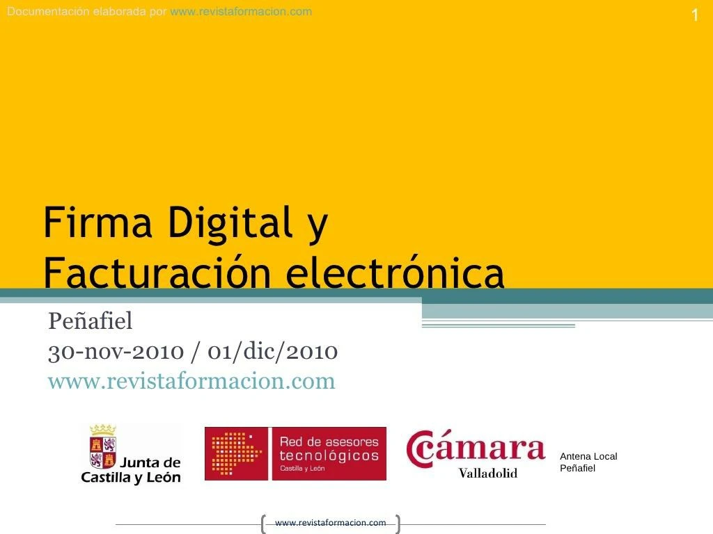 firma y factura electronica
