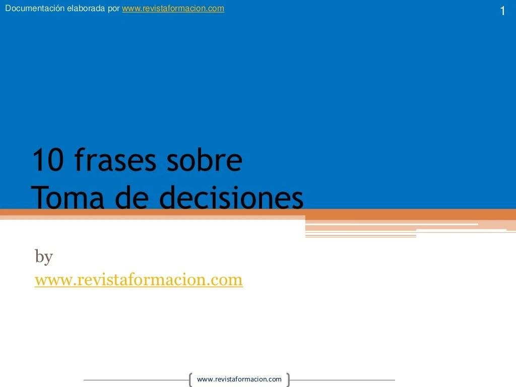 10 frases sobre toma de decisiones